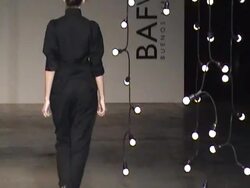 Models on the runway at Buenos Aires Fashion Week on February 25, 2011, in Buenos Aires, Argentina. (Footage by Meche Marmol/LatinContent/Getty Images) Stock Footage