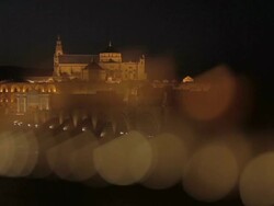 Cathedral Mosque & Roman bridge Cordoba Stock Footage