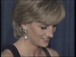 USA: BRITAIN'S PRINCESS DIANA NAMED 'HUMANITARIAN OF THE YEAR' News Clip