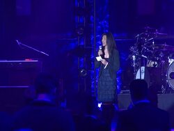 SPEECH: Maggie DiNome at St. John's Health Center's Power Of Pink Benefiting The Margie Petersen Breast Center Stock Footage