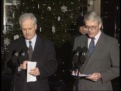 UK - Major and Bruton meet News Clip