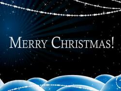Merry Christmas Abstract Animation Stock Footage