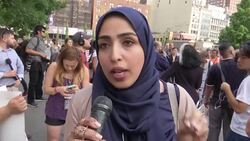 NY Protestors As Travel Ban Set To Take Effect Instructional Video