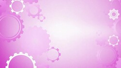 Soft Simple Cogs Background Loops X3 - Pink (Full HD) Stock Footage