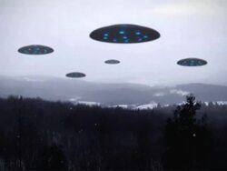UFO invasion Stock Footage