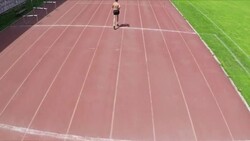 man running Stock Footage