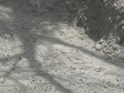 Volcanic Clay boobles Stock Footage