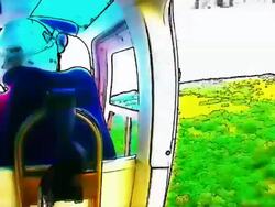 HD 1080i Helicopter Pilot and South African Coast 3 Stock Footage