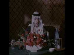 UPITN 13 3 75 PRESS CONFERENCE BY DUBAI OIL MINISTER News Clip