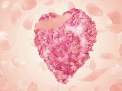 Valentines Heart  (Loopable) Stock Footage