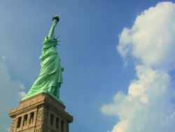 Statue of Liberty! New York City Stock Footage