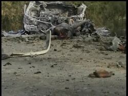 A suicide bomber struck a U.S. Convoy on Thursday, killing 20 people including an American soldier.  The explosion also injured 74 people. News Clip