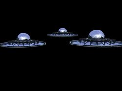 UFO INVASION alpha included Stock Footage