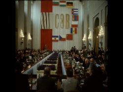 SYND 6 6 73 COMECON CONFERENCE OPENS News Clip
