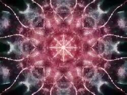 Kaleidoscope beautiful shapes loop Stock Footage