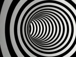 Striped Tunnel (Loopable) Stock Footage