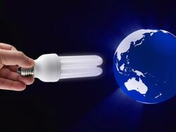 Bulb #1 HD blue Stock Footage