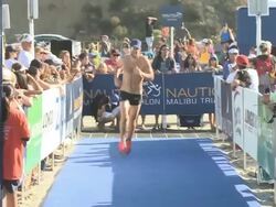 Geoff Stults at Nautica Malibu Triathlon Presented By Equinox Stock Footage