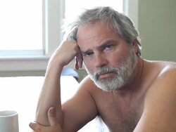 Thousand yard stare. Stock Footage