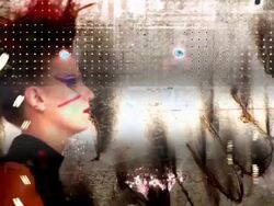 Punkette Grimacing Stock Footage