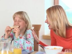 Breakfast Time Stock Footage