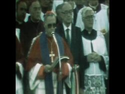 SYND 9 8 78 POPE'S BODY ARRIVES ST. PETER'S BASILICA News Clip