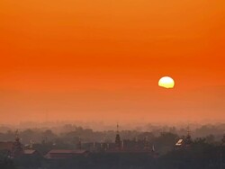 Sunrise at Chiang mai Thailand Stock Footage