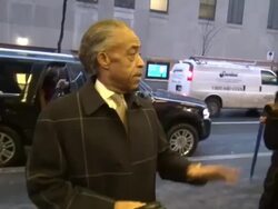 Al Sharpton at NBC Studios in New York, NY, on 1/11/13. (Getty Images Entertainment Video) Stock Footage