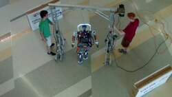 Researchers And Virginia Tech Students Prepare For DARPA Robotics Challenge Stock Footage