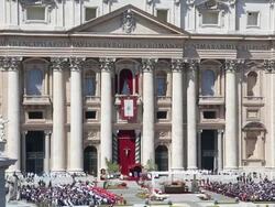 EVENT CAPSULE CLEAN - Pope Francis Holds Easter Mass at St. Peter's Square on April 20, 2014 in Vatican City, Vatican. (Footage by Giulio Origlia/Getty Images) Stock Footage