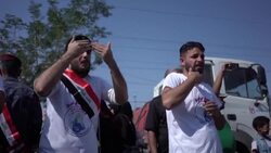 CLEAN : Iraqis with disabilities demonstrate in Baghdad News Clip