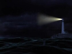 Lighthouse in Stormy Seas - PAL Stock Footage