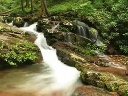 Waterfall time lapse Stock Footage