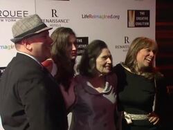 Phillip Bloch & Robin Bronk at The Creative Coalition's Spotlight Awards Dinner Gala Stock Footage