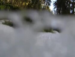 HD River water pollution close-up Stock Footage