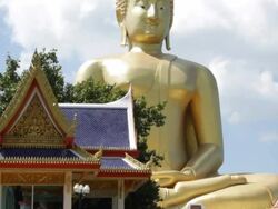 The Big Buddha of Thailand Stock Footage