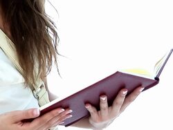 HD:Student Reading Stock Footage