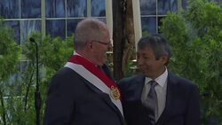 CLEAN : Peru: Kuczynski swears in ministers calls for stability News Clip