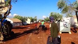 CLEAN : Syria: displaced families from Manbij seek refuge in camps News Clip