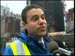 WTC "survivor staircase" moves to permanent home at ground zero News Clip