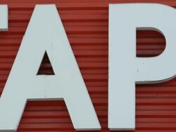 U.S. Postal Workers Protest Outside Staples Store Stock Footage