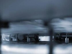 Printing machine part Stock Footage