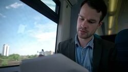 Train papers 2 Stock Footage