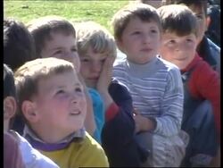 ALBANIA: KOSOVAR REFUGEE CHILDREN START SCHOOL (V) News Clip