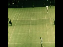 SYND 25 6 79 BORG WINS THE OPENING MATCH OF THE WIMBLEDON TENNIS TOURNAMENT IN LONDON News Clip