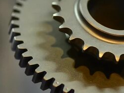 HD:Gear part for metal and machine industry Stock Footage