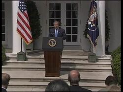 Excerpt of president's news conference News Clip