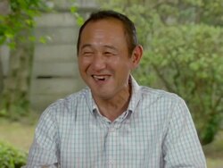 MS ZO Father, Mother and teenage boy eating/ Tokyo, Japan Stock Footage
