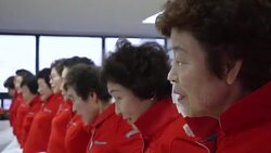 CLEAN : Ageing cheerleaders give glimpse of world's longest living women News Clip