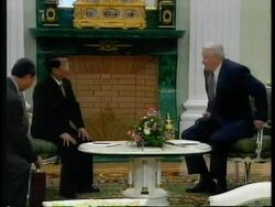 RUSSIA: VIETNAMESE PRESIDENT TRAN DUC LUONG MEETS BORIS YELTSIN News Clip